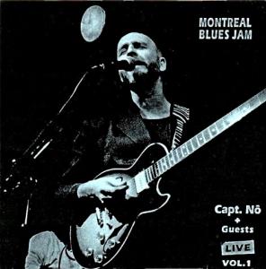 Recto de la pochette de l'album du Capitaine Nô, Montreal Blues Jam.