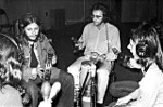 Capitaine Nô en studio pour le 45 tours "Les syndicats / Le manger"