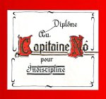 Dipl&ocirc;me du Capitaine N&ocirc; pour indiscipline